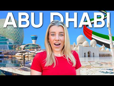 First Time In Abu Dhabi 🇦🇪 We Were Not Ready For This!