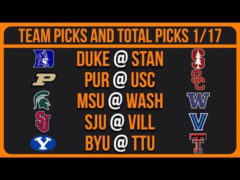 College Basketball Picks & Predictions Today 1/17/26 | Ncaab Picks Today
