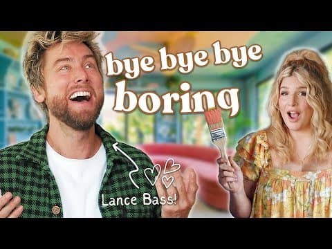 Wild Room Makeover For Lance Bass! Omg We're Coming Over!
