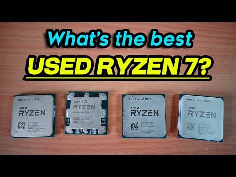 Buying A Used Ryzen 7 5800x3d Then Testing It Vs Other Ryzen 7s!