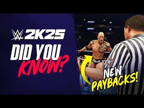 Wwe 2k25 Did You Know?: Secret Areas, New Paybacks & More Easter Eggs In Wwe 2k25! (episode 4)