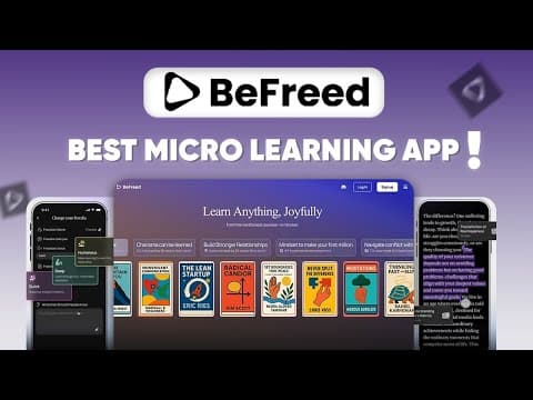 Befreed: Best Ai Microlearning App For Personalized Learning In 2026