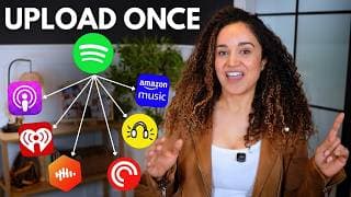 How To Upload Your Podcast To Spotify, Apple & Amazon (free)
