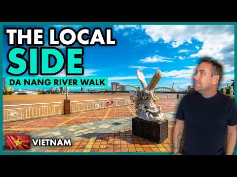 Walking Da Nang's River Promenade - Restaurants, Bars & Local Vibes