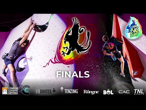 Big Comp Bouldering Finals - Live From Harrowall, London