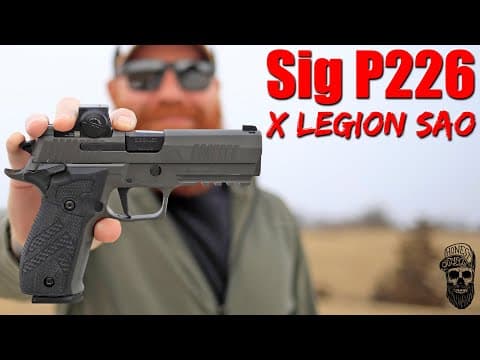 Sig P226 X Legion Sao First Shots