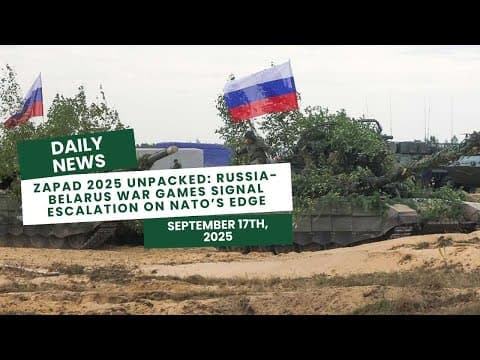 Russian Belarus Zapad 2025 War Games Amplify Nuclear Warning To Nato Amid Ukraine War