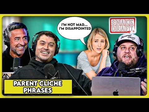 Drafting The Most Cliche Things Parents Say (ft. Rico Bosco & Dante)