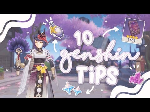 Top 10 Tips Every Player Needs To Know! | Genshin Impact