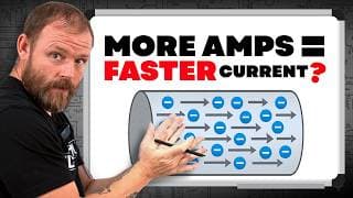 Does More Current Mean Faster Electrons Or More Electrons?