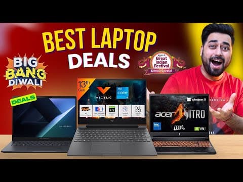 Best Laptop Deals And Suggestions ⚡flipkart Big Bang Diwali & Amazon Great Indian Festival 📢😍