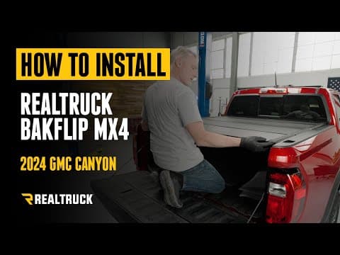 How To Install Realtruck Bakflip Mx4 (gen 3) On A 2024 Gmc Canyon