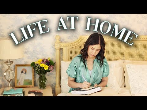 Fancy Breakfast, Penpalling, Books & Room Refresh | May Homemaking