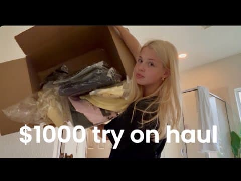 Trying To Find Clothes That Fit Me Postpartum!! Huge Try On Haul Ft. White Fox!!