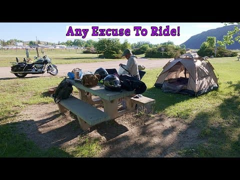 Riding Our Harley In Montana - And Camping!
