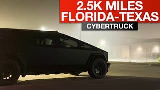Tesla Cybertruck Road Trip - 2,500 Miles Florida To Texas And Back