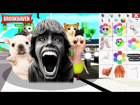 How To Make Viral Memes In Brookhaven (scp 67 Kid, Pibble, Hamood Habibi, Citra Nosey, Meowl!)