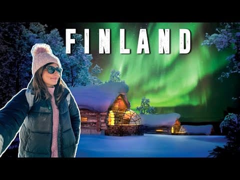 Seeing The Northern Lights In Lapland, Finland! 😍🇫🇮