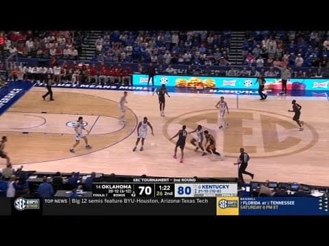 Oklahoma Vs Kentucky Crazy Ending | 2025 College Basketball
