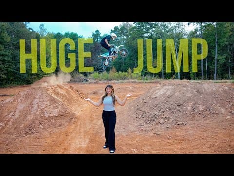 Biggest Pit Bike Jump We've Ever Had!