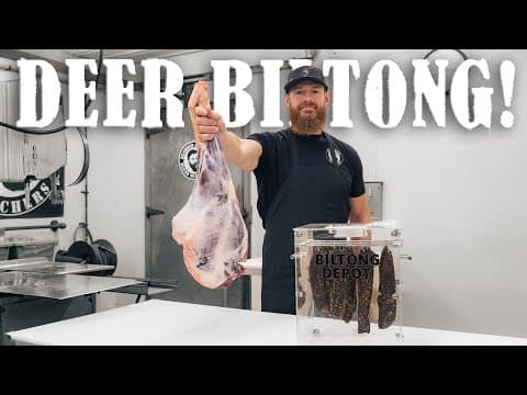 How To Make Deer (venison) Biltong!