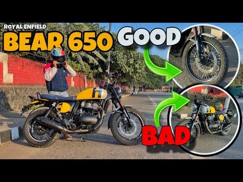 Date With The All New Royal Enfield Bear 650 | Review
