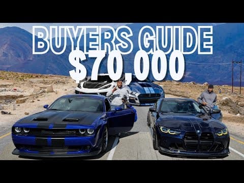 The Best Used Sports Car For $70,000. Bmw Vs Hellcat Vs Gt500 Vs Corvette