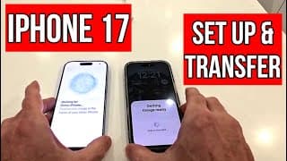 Iphone 17 Set Up, Transfer Of Apps & Data, Sim Card And Activation - Fast & Eesy