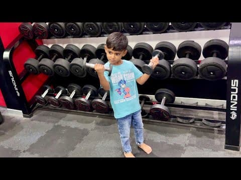My 4-year-old's First Gym Day