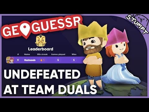 We Are Undefeated In Geoguessr Team Duals!