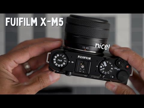 I Used The Tiny Fujifilm X-m5.