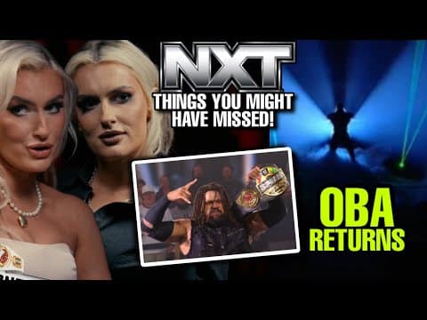 Oba Femi Returns! Blake Monroe Split Personalities Revealed! Gold Rush Matches! Wwe Nxt