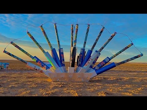 Insane Daytime Fireworks