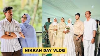 Nikkah Day Vlog / പെരുമഴക്കിടയിൽ ഞങ്ങളുടെ വീട്ടിലെ നിക്കാഹ് കഴിഞ്ഞു