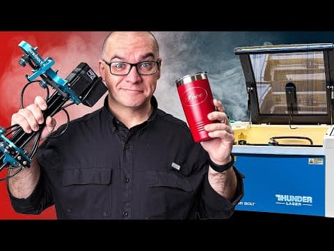 How To Laser Engrave Tumblers With A Thunder Laser - Thunder Bolt