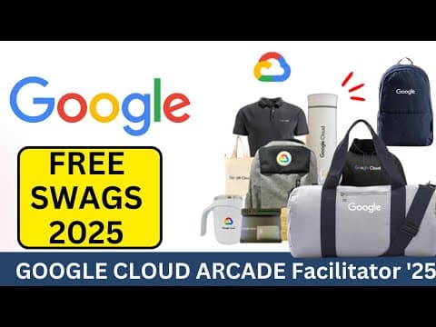Claim Your Free Swags By Google 100% Free 2025 | Anyone Apply | Google Cloud Arcade Facilitator '25