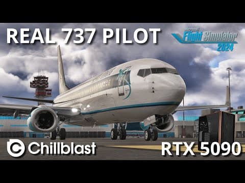 Chillblast Built My Ultimate Flight Sim Rig! | Pmdg 737 Test Flight With A Real 737 Captain