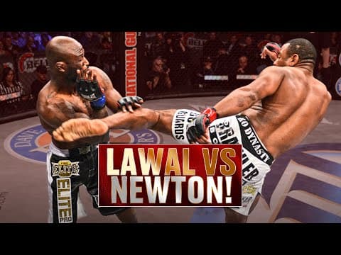 Major Upset! | No Comms!! | Muhammed Lawal Vs Emanuel Newton | Full Fight | Bellator 90