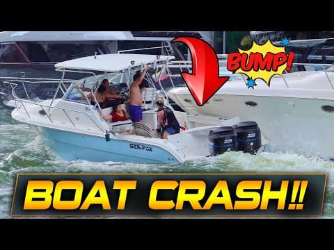 Intentional Boat Crash Caught On Camera | Haulover Inlet Boats | Boat Zone