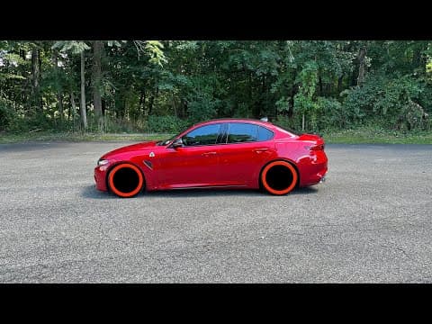 Alfa Romeo Giulia Qv New Custom Forged Wheels & Tires Finally!