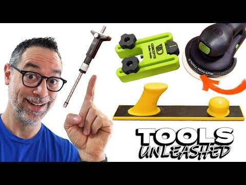 4 Clever Tools: Flexible Sanders, A Marking Gauge, Roller Guides, & Sander Lights | Tools Unleashed
