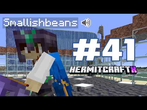 Joel And The Hermit Holmdel Xp Farm! (feat. Smallishbeans) — Hermitcraft 10: Ep 41