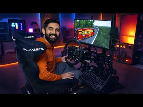I Built The Ultimate Truck Sim Setup 🚛🔥 With Moza Tsw Truck Wheel