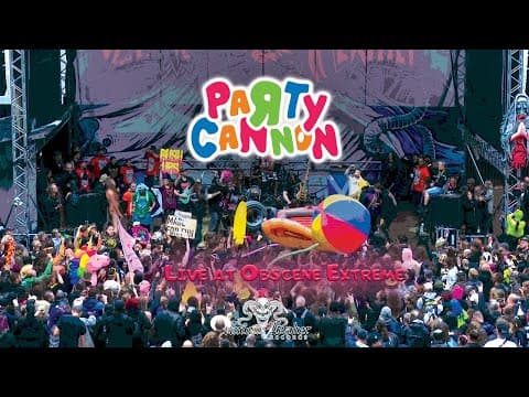 Party Cannon - Human Slime (official Live Video)