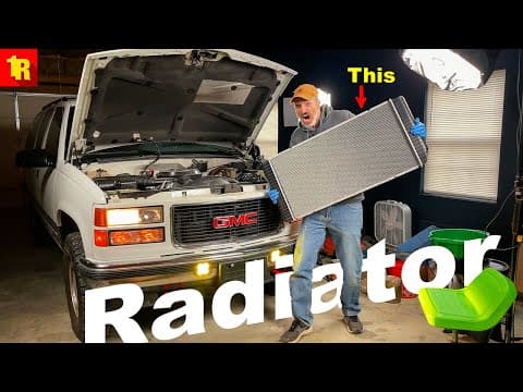 Yet Another Reason To Buy An Old Truck!! Simple Radiator Replacement!!