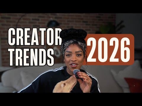 Change Is Coming For Creators | 2026 Creator Economy Will Trends