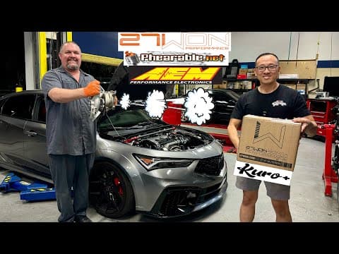 570+ Whp!!! 27won Kuro+ Turbocharger & Aem Fuel Pump Upgrade // 2024 De5 Acura Integra Type-s (e9)