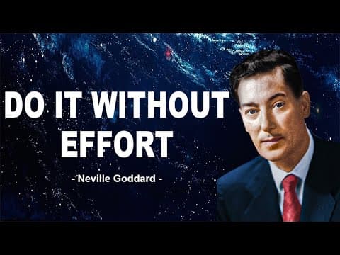 Neville Goddard | How To Manifest Without Lifting A Finger (listen Every Day)