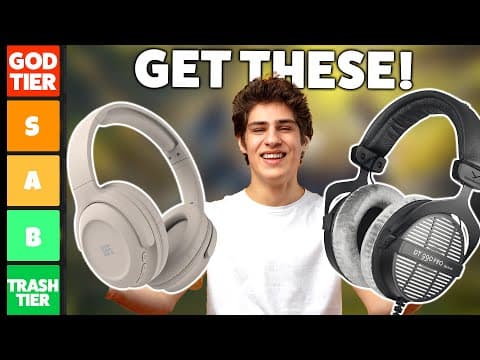 Best Studio Headphones 2025 Tier List - My Top Consumer-grade Picks