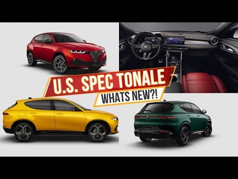 2026 Alfa Romeo Tonale U.s. Configurator! New Colors, Wheels And More